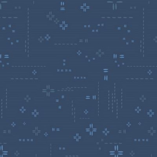 Art Gallery Fabrics - Decostitch Elements - Indigo Sky
