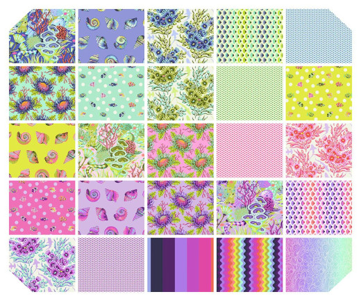 Tula Pink Fat Quarter Set - Floral Reef