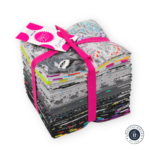 Tula Pink Fat Quarter Set - Graywork