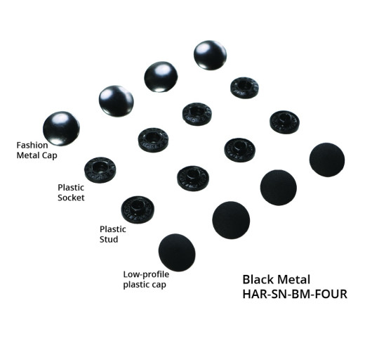 ByAnnie's - Tool-Free Snaps - Black Metal