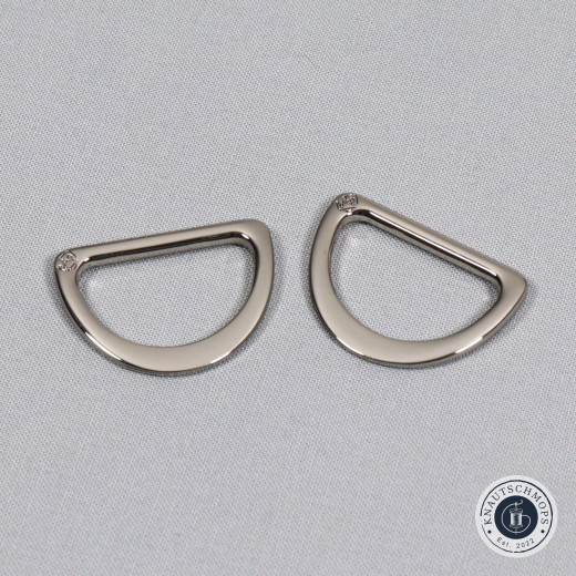 ByAnnie's - 1inch D-Ring Flat - Nickel