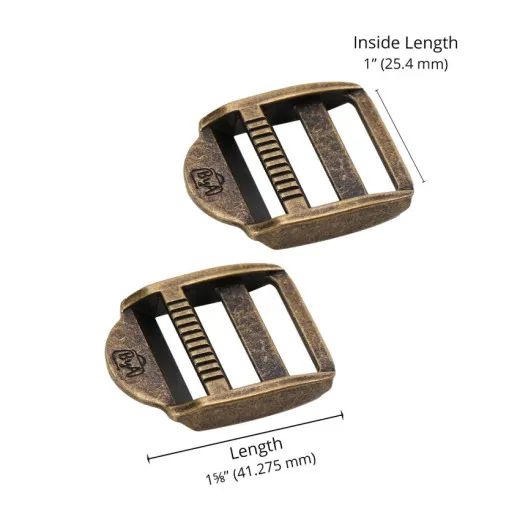 ByAnnie's - 1inch Srap Adjuster - Antique Brass (Gurtversteller)