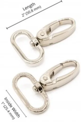 ByAnnie's - 1inch D-Ring Flat - Antique Brass