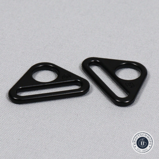 ByAnnie's - 1inch Triangle Ring flat - Black metal