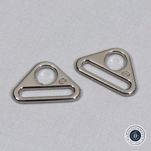 ByAnnie's - 1inch Triangle Ring flat - Nickel