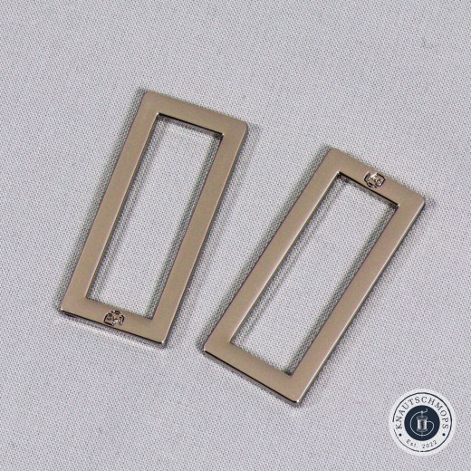 ByAnnie's - 1.5inch Rectangle Ring Flat - Nickel