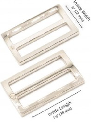ByAnnie's - 1.5inch Slider - widemouth, flat - Nickel
