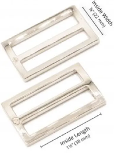 ByAnnie's - 1.5inch Slider - widemouth, flat - Nickel