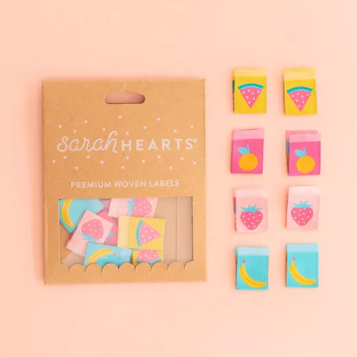 Sarah Hearts Label - Summer Fruits