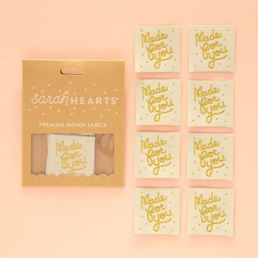 Sarah Hearts Label - Made for You Metallic