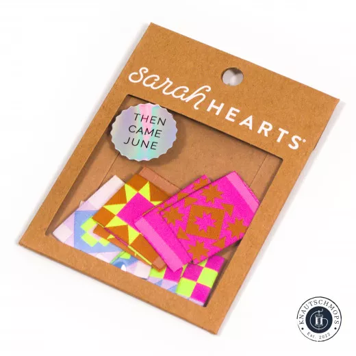 Sarah Hearts Label - Then Came June Quilt Block