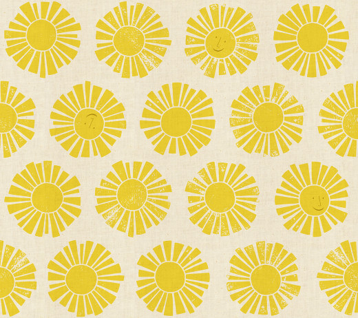 Cotton & Steel - By The Seaside II - Sunshine - Yellow Unbleached Fabric