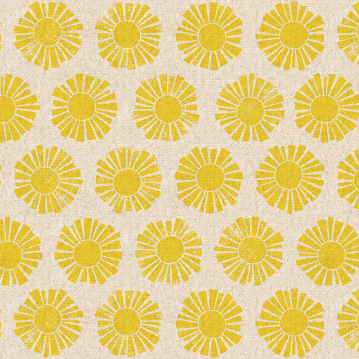 Cotton & Steel - By The Seaside II - Sunshine - White Unbleached Canvas Fabric