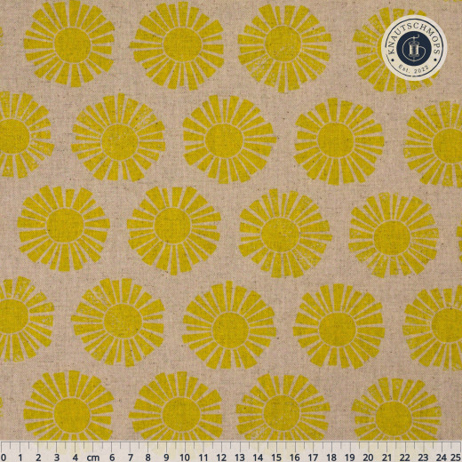Cotton & Steel - By The Seaside II - Sunshine - White Unbleached Canvas Fabric