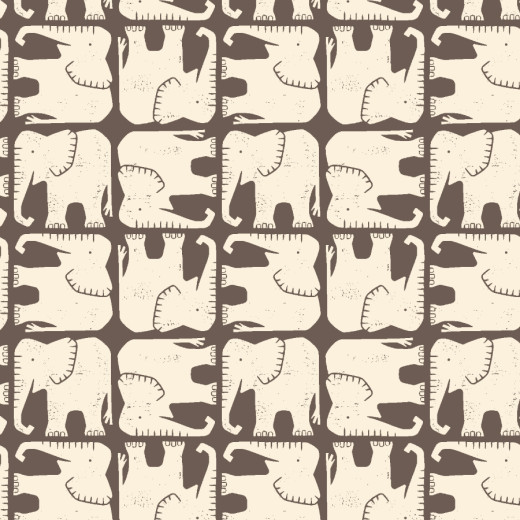 Cotton & Steel - Rising Sun - Jolly Elephant - Willow Fabric