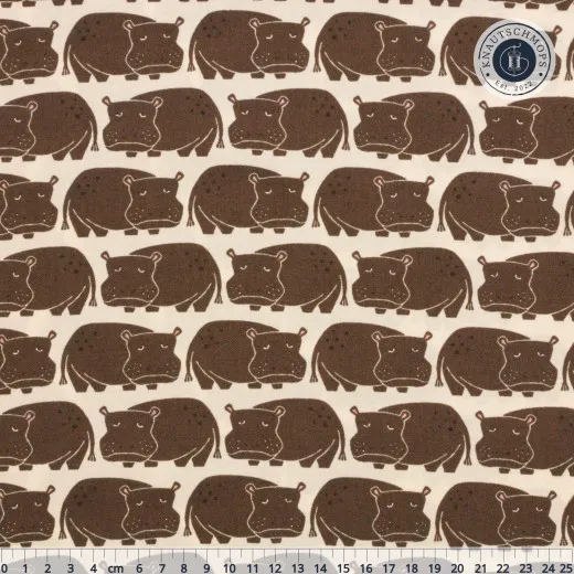 Cotton & Steel - Rising Sun - Weary Hippo - Willow Fabric Cotton & Steel - Rising Sun - Weary Hippo - Willow Fabric