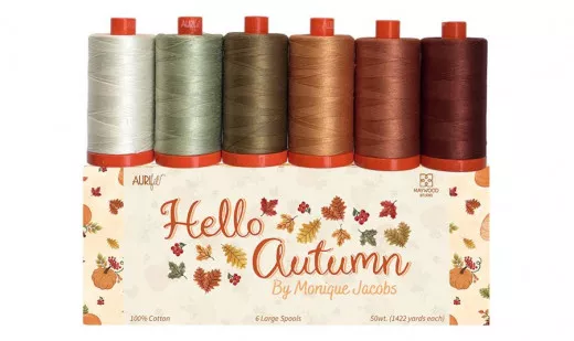 Aurifil 50wt Set - Hello Autumn by Monique Jacobs