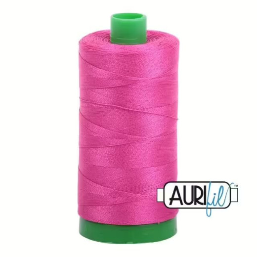 Aurifil 40wt Baumwollgarn - Fuchsia (große Spule)