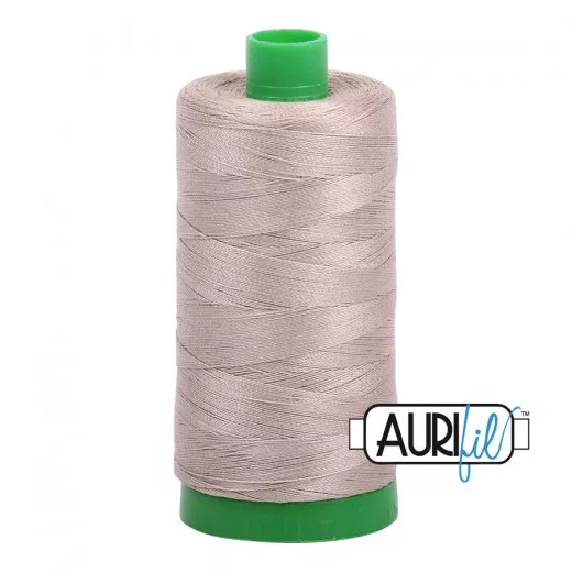 Aurifil 40wt Baumwollgarn - Rope Beige (große Spule)