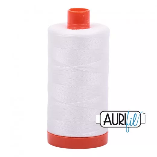 Aurifil 50wt Baumwollgarn - Natural White