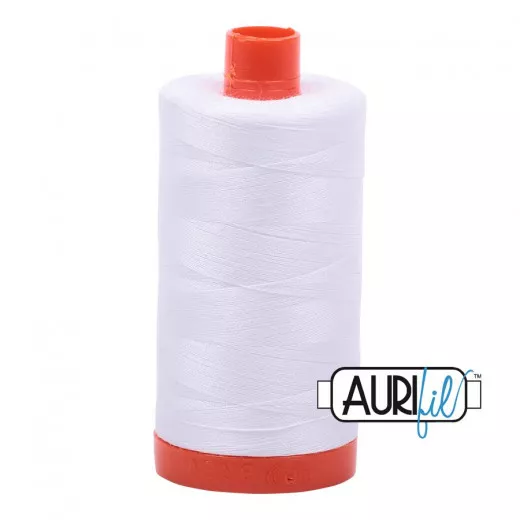 Aurifil 50wt Baumwollgarn - White