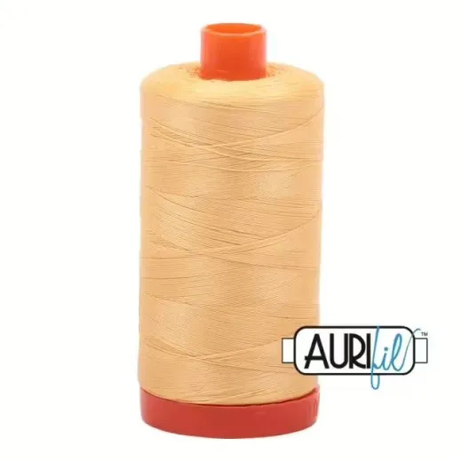 Aurifil 50wt Baumwollgarn - Medium Butter