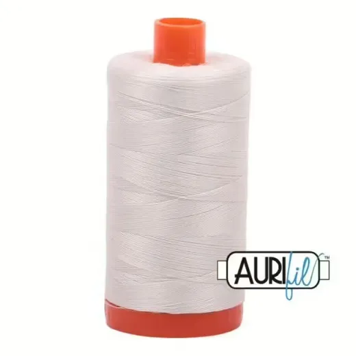 Aurifil 50wt Baumwollgarn - Silver White