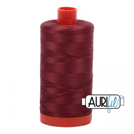 Aurifil 50wt Baumwollgarn - Raisin