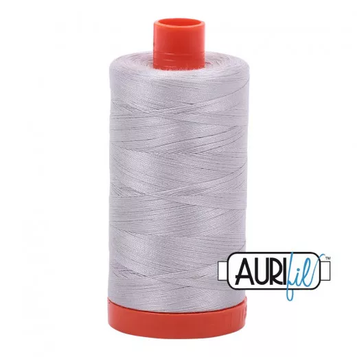 Aurifil 50wt Baumwollgarn - Aluminium