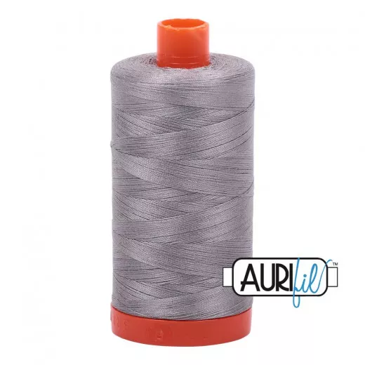 Aurifil 50wt Baumwollgarn - Stainless Steel