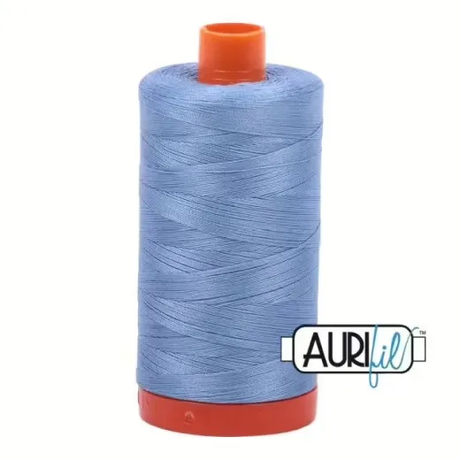 Aurifil 50wt Baumwollgarn - Light Delft Blue
