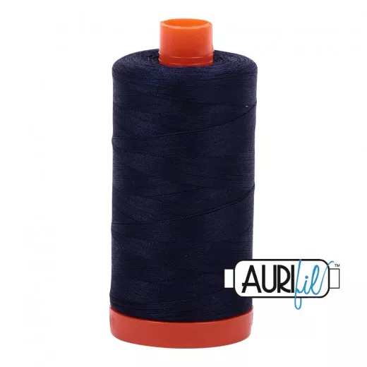 Aurifil 50wt Baumwollgarn - Very Dark Navy