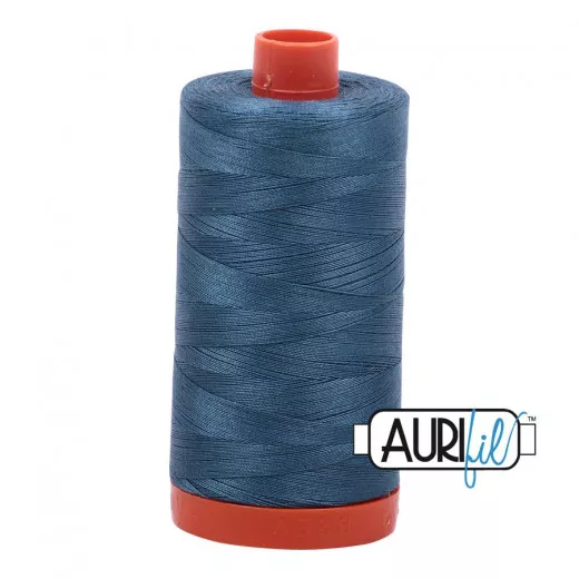 Aurifil 50wt Baumwollgarn - Smoke Blue