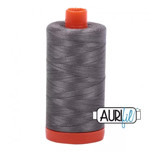 Aurifil 50wt Baumwollgarn - Grey Smoke