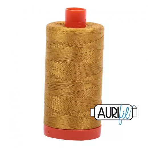 Aurifil 50wt Baumwollgarn - Mustard