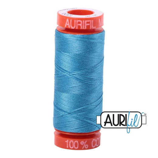 Aurifil 50wt Baumwollgarn - Bright Teal