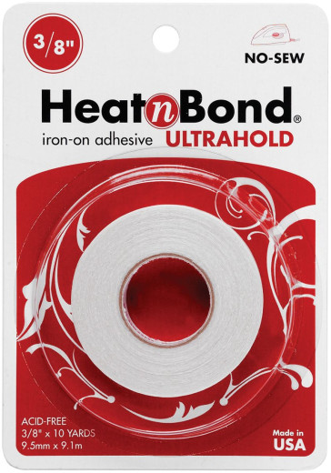 HeatnBond Ultrahold Iron-On Adhesive (3/8 inch)