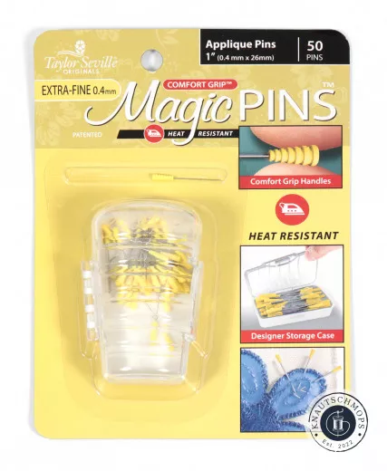 Taylor Seville Magic Pins - Applique Extra Fine Yellow