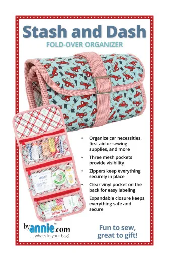 Schnittmuster ByAnnie's - Stash and Dash - Fold-Over-Organizer