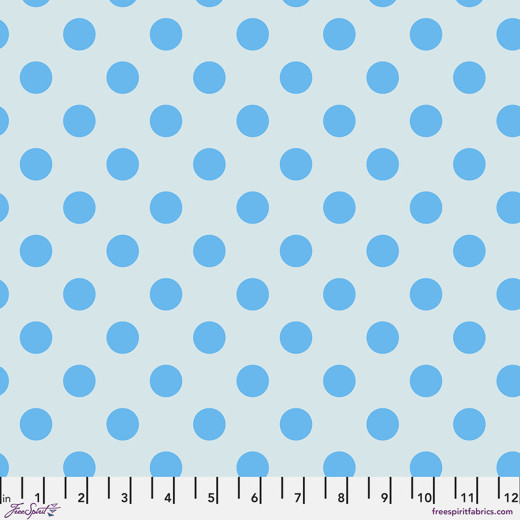 Tula Pink Baumwollstoff - Neon True Colors - Pom Pom - Aura