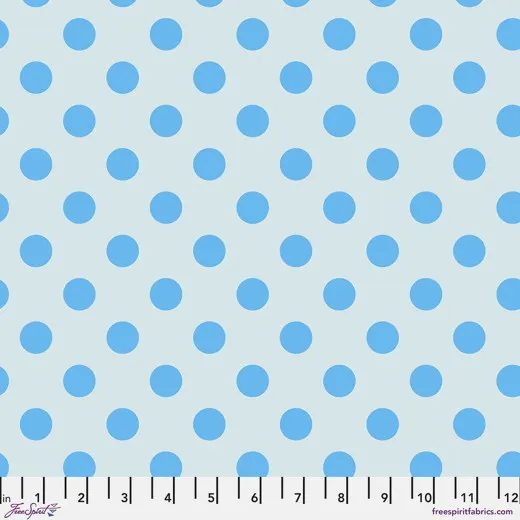 Tula Pink Baumwollstoff - Neon True Colors - Pom Pom - Aura