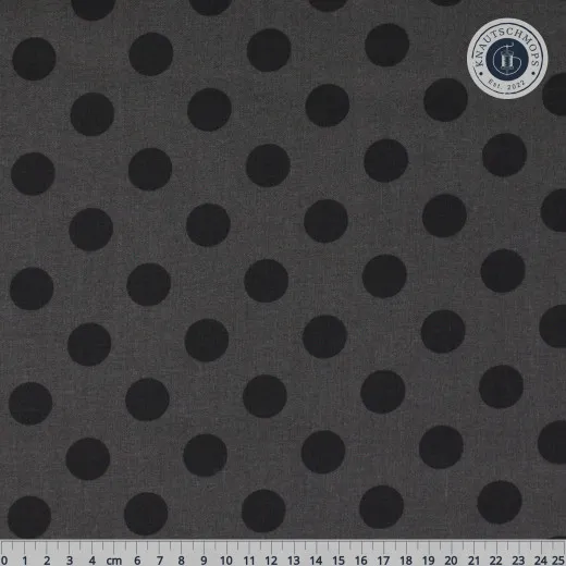 Tula Pink Baumwoll Designerstoff - True Color Graywork - Pom Pom - Carbon (55cm-Rest) Tula Pink Baumwoll Designerstoff - True Color Graywork - Pom Pom - Carbon (55cm-Rest)