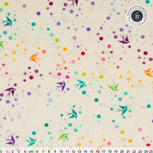 Tula Pink Baumwoll Designerstoff - Tula's True Colors - Fairy Dust - Cotton Candy