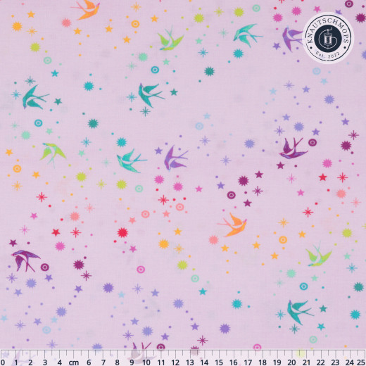Tula Pink Baumwoll Designerstoff - Tula's True Colors - Fairy Dust - Lavender