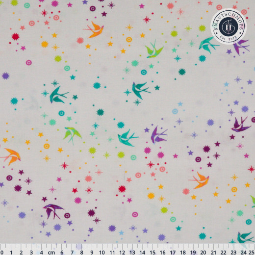 Tula Pink Baumwoll Designerstoff - Tula's True Colors - Fairy Dust - Whisper