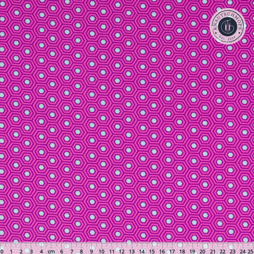 Tula Pink Baumwollstoff - True Colors - Hexy Rainbow - Thistle