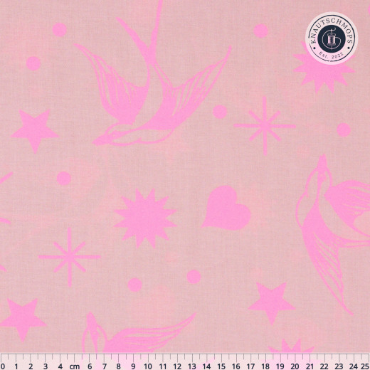 Tula Pink Baumwoll Designerstoff - Tula's True Colors - Neon Fairy Flakes - Cosmic