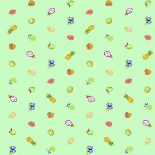 Tula Pink Baumwollstoff - Daydreamer Forbidden Fruit Snacks - Mojito