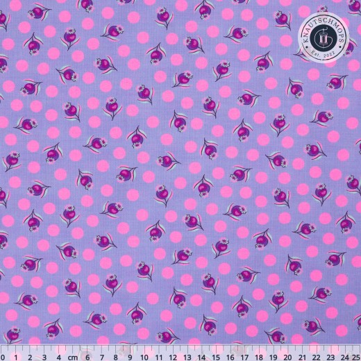 Tula Pink Baumwoll Designerstoff - Untamed - Impending Bloom Cosmic (100cm-Rest)