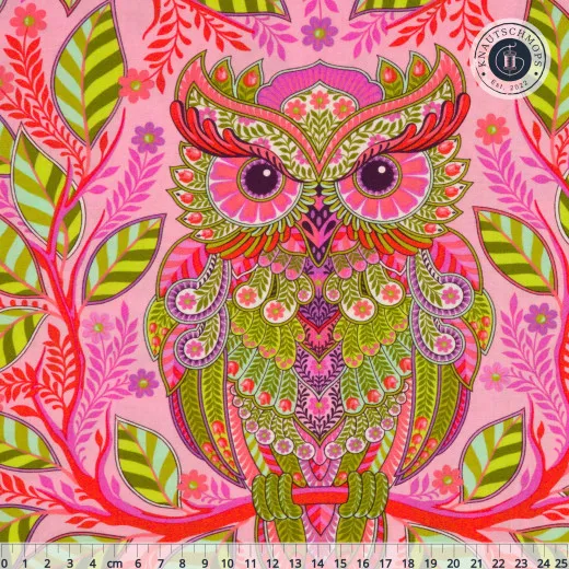 Tula Pink Baumwoll Designerstoff - Full Moon Forest II - Hootie Patootie Honey